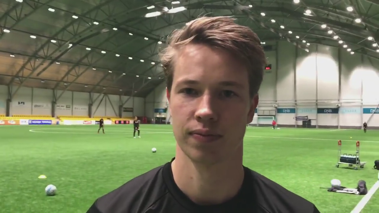 Kristoffer Ødemarksbakken før møtet med Strømsgodset